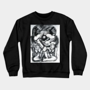 allegory of racial equality 1943 - David Alfaro Siqueiros Crewneck Sweatshirt